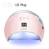 Smart Lamp Nail LED UV Lamp Dryer Metal Bottom LCD Timer Multicolors for Curing UV Gel Polish Nail Art Tools - menochic